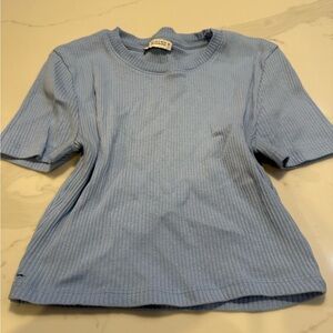 ZARA Ribbed Baby Tee